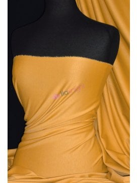Ponte Double Knit Stretch Jersey Fabric- Mustard Q37 MST