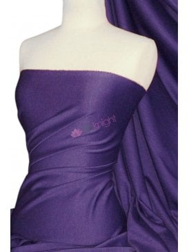 Ponte Double Knit Stretch Jersey Fabric- Purple Q37 PPL