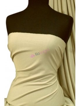 Ponte Double Knit Stretch Jersey Fabric- Stone Q37 STN
