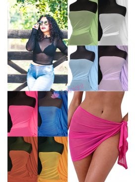 Power Mesh 4 Way Stretch Dressmaking Material- 109 P