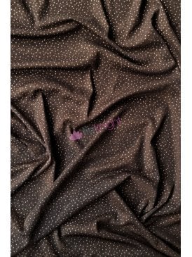 Power Mesh 4 Way Stretch Material- Black Sparkle SQ814