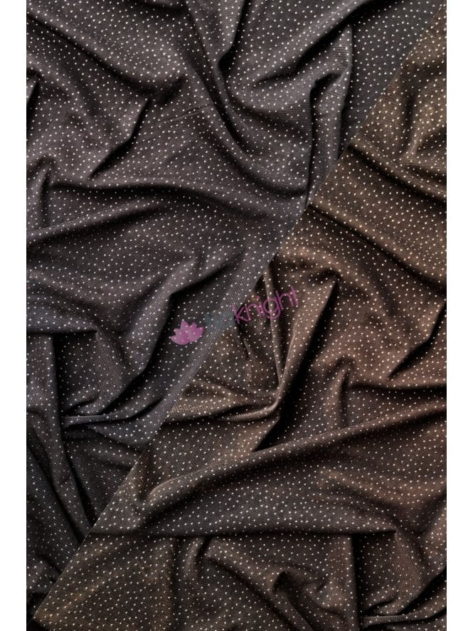 Power Mesh 4 Way Stretch Material- Black Sparkle SQ814