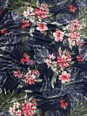Power Mesh 4 Way Stretch Material- Oasis Blooms SQ714 NYMLT