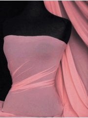 Power Mesh 4 Way Stretch Material- Rouge Pink 109 LT RGE