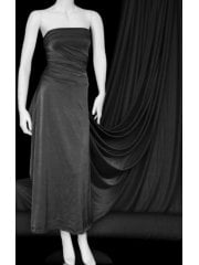 PQ Sheen Tactel Stretch Lycra Jersey Fabric- Black Q1268 PQBK