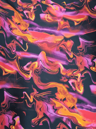 Printed Swimwear Lycra 4 Way Stretch Fabric- Sunset SQ591 MLT