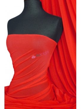 LT Power Mesh 4 Way Stretch Material- Bright Red 109 LT BTRD