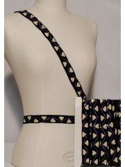 Purple Zig-Zag Sequin Design Trimming