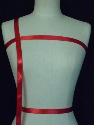 Red Satin Ribbon Trim