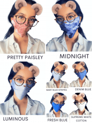 Reusable Fashion Face Mask Lightweight Stretchy & Comfortable