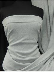 Ribbing Cuff Stretchy Knit Tubular Material- Marl Grey Q1388 MGR