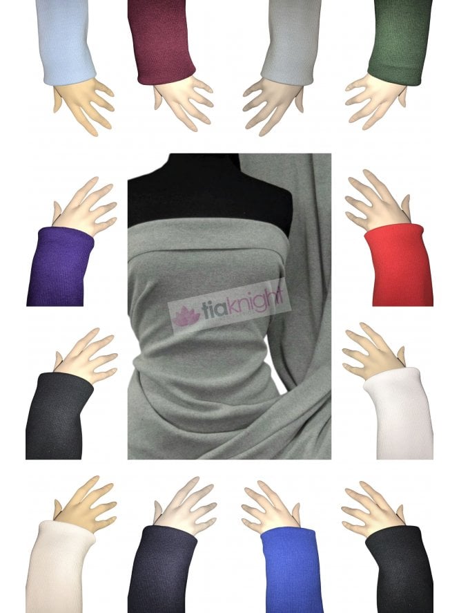 Ribbing Cuff Stretchy Knit Tubular Material- SQ402