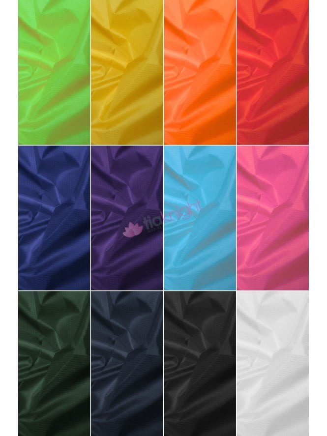 Ripstop 100% Nylon Water-Resistant Fabric Material- SQ52