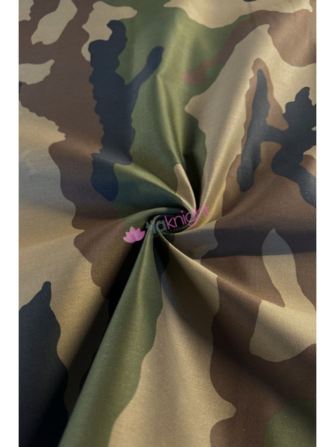 Ripstop Water-Resistant Fabric Oeko-Tex 100 Material- Camouflage SQ837 KHBR