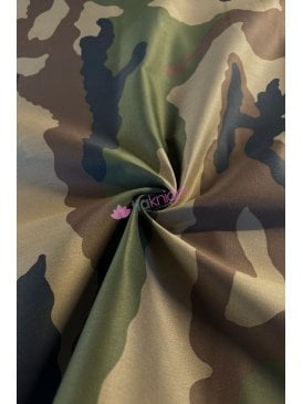 Ripstop Water-Resistant Fabric Oeko-Tex 100 Material- Camouflage SQ837 KHBR