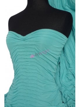 Ruched Catwalk Look 4 Way Stretch Dressmaking Fabric- Q803
