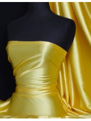 Satin Fabric Material- Yellow Q449 YL