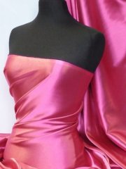 Satin Medium Weight Fabric- Cerise Q243 CRS