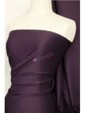 Scuba 4 Way Stretch Poly Fabric- Aubergine Q792 AUB