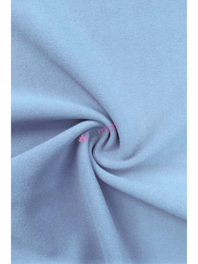 Scuba Crepe Stretch Jersey Dressmaking Fabric- Baby Blue SQ181 BBL