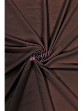 Scuba Crepe Stretch Jersey Dressmaking Fabric- Brown SQ181 BR
