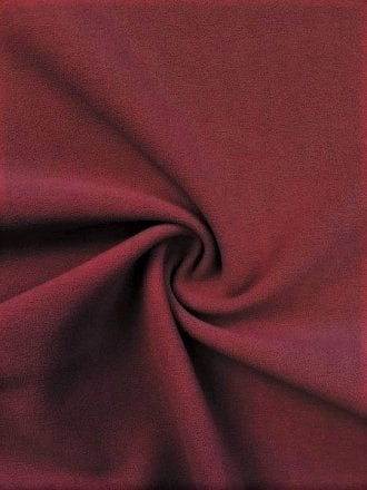 Scuba Crepe Stretch Jersey Dressmaking Fabric- Burgundy SQ181 BGD