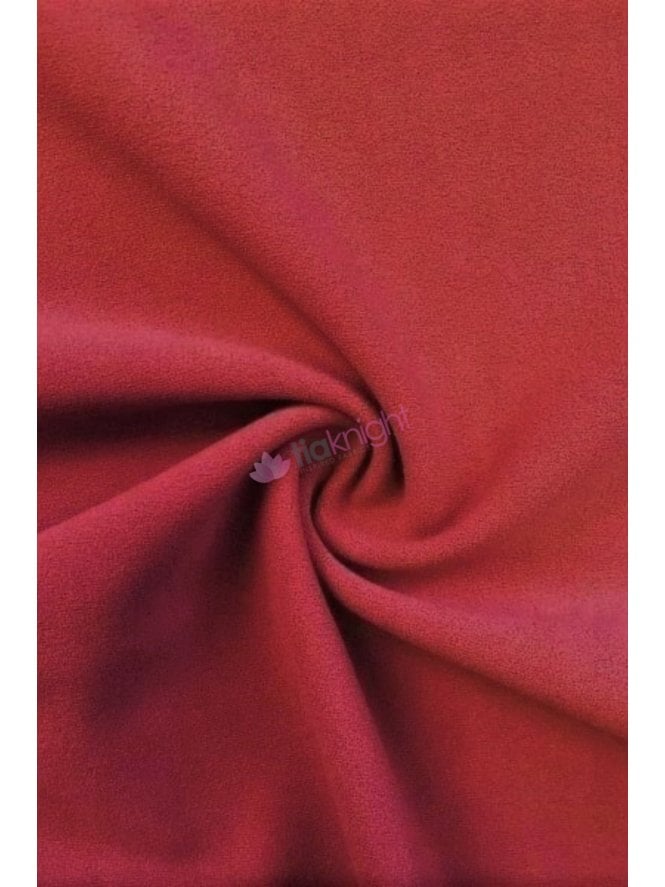 Scuba Crepe Stretch Jersey Dressmaking Fabric- Festive Red SQ181 FRD