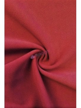 Scuba Crepe Stretch Jersey Dressmaking Fabric- Festive Red SQ181 FRD