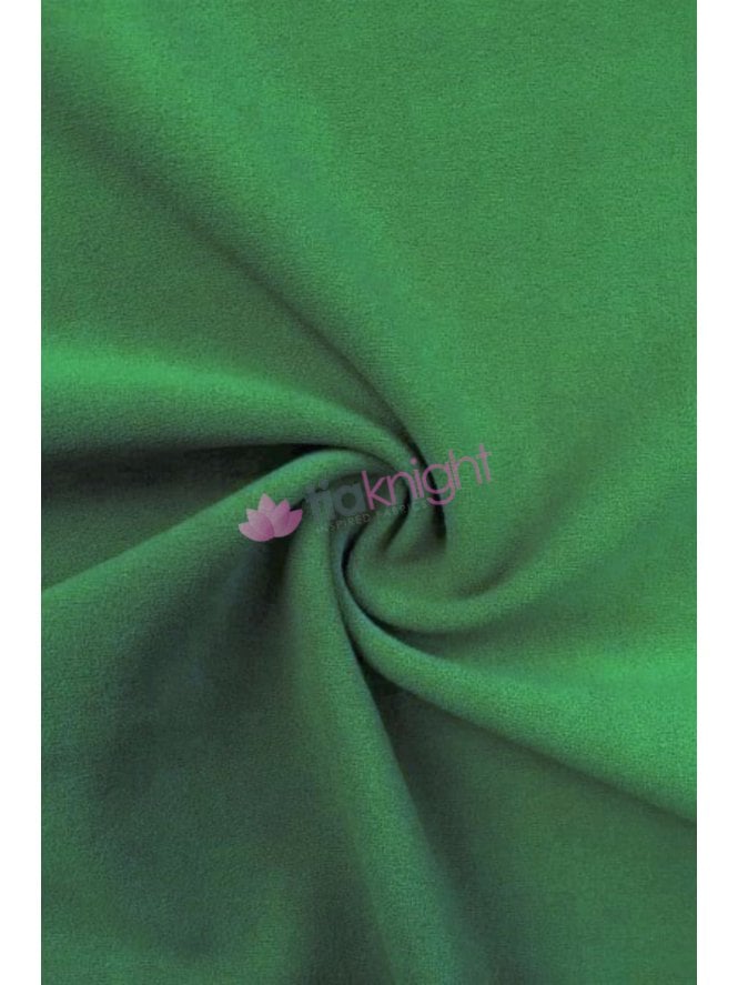 Scuba Crepe Stretch Jersey Dressmaking Fabric- Leaf Green SQ181 LFGR