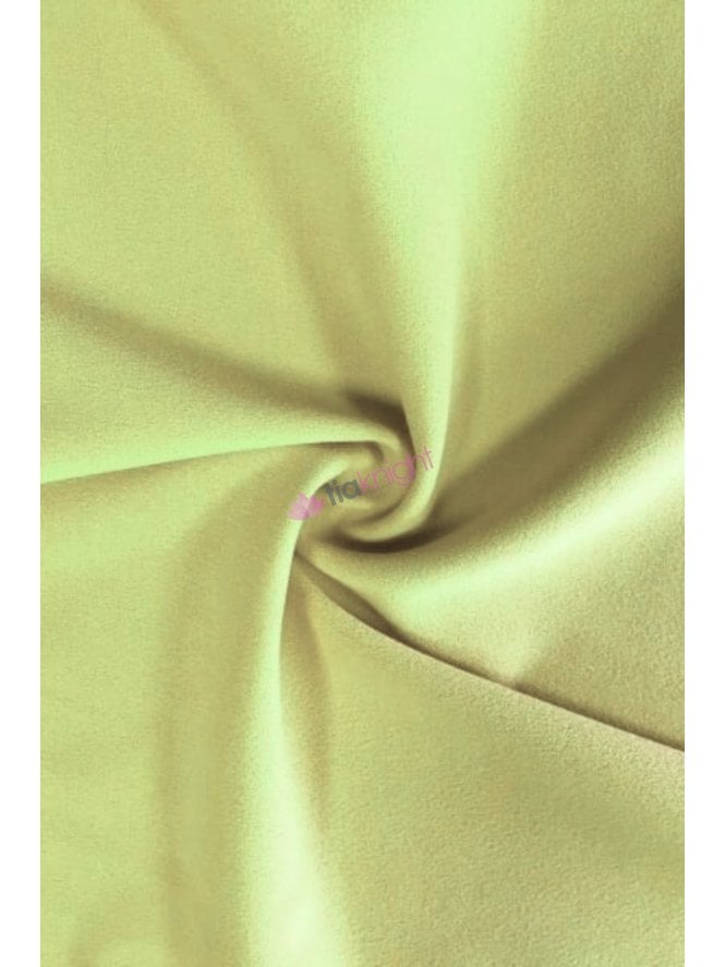 Scuba Crepe Stretch Jersey Dressmaking Fabric- Light Lime SQ181 LTLM