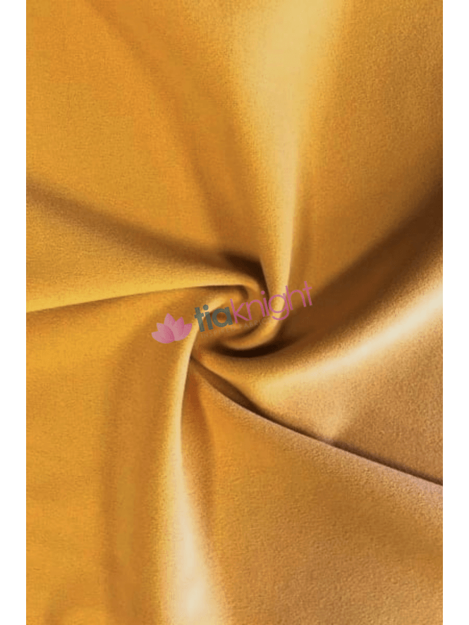 Scuba Crepe Stretch Jersey Dressmaking Fabric- Marigold SQ181 MGLD