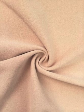 Scuba Crepe Stretch Jersey Dressmaking Fabric- Nude SQ181 ND
