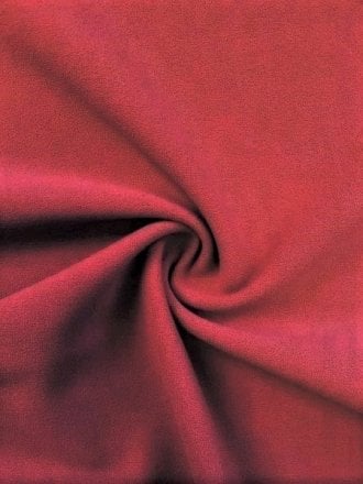 Scuba Crepe Stretch Jersey Dressmaking Fabric- Pomegranate Red SQ181 PMRD