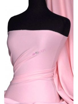 Scuba Stretch Poly Fabric- Baby Pink Q792 BPN