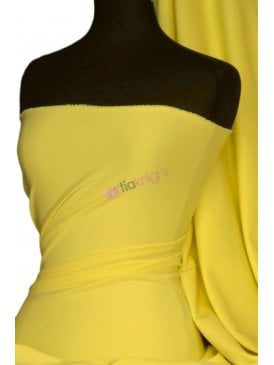Scuba Stretch Poly Fabric- Bright Yellow Q792 BTYL