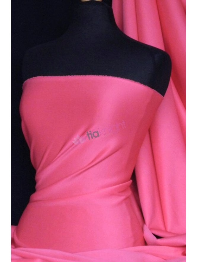Scuba Stretch Poly Fabric- Cerise Q792 CRS