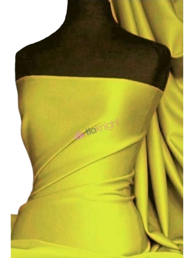 Scuba Stretch Poly Fabric- Chartreuse Lime Q792 CHLM
