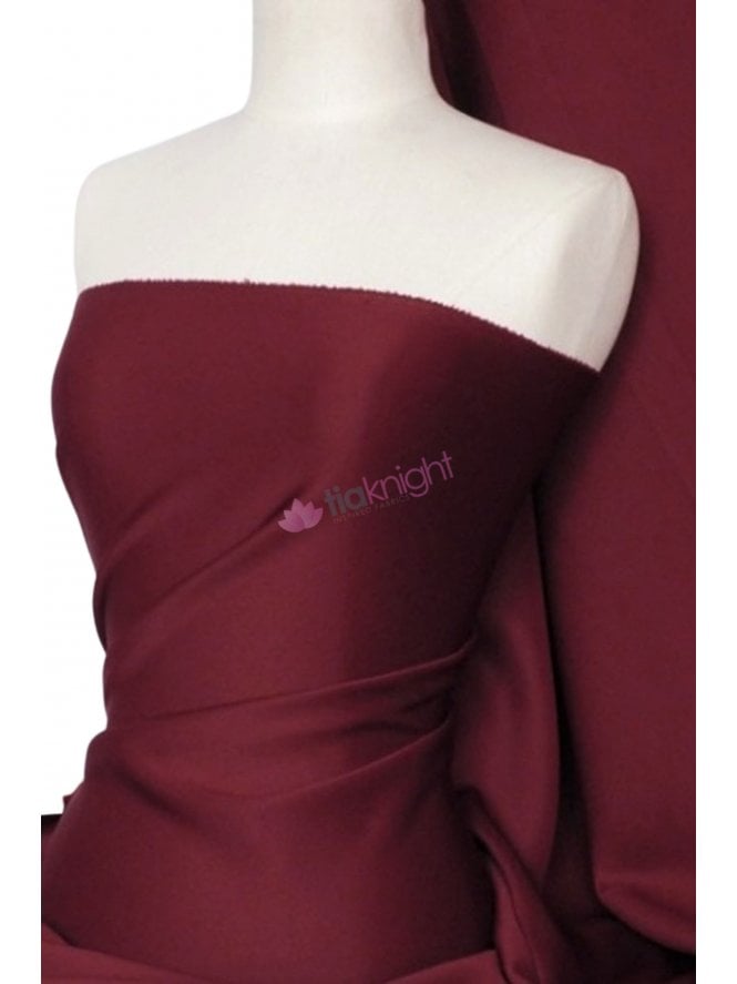 Scuba Stretch Poly Fabric- Cherry Red Q792 CHRD
