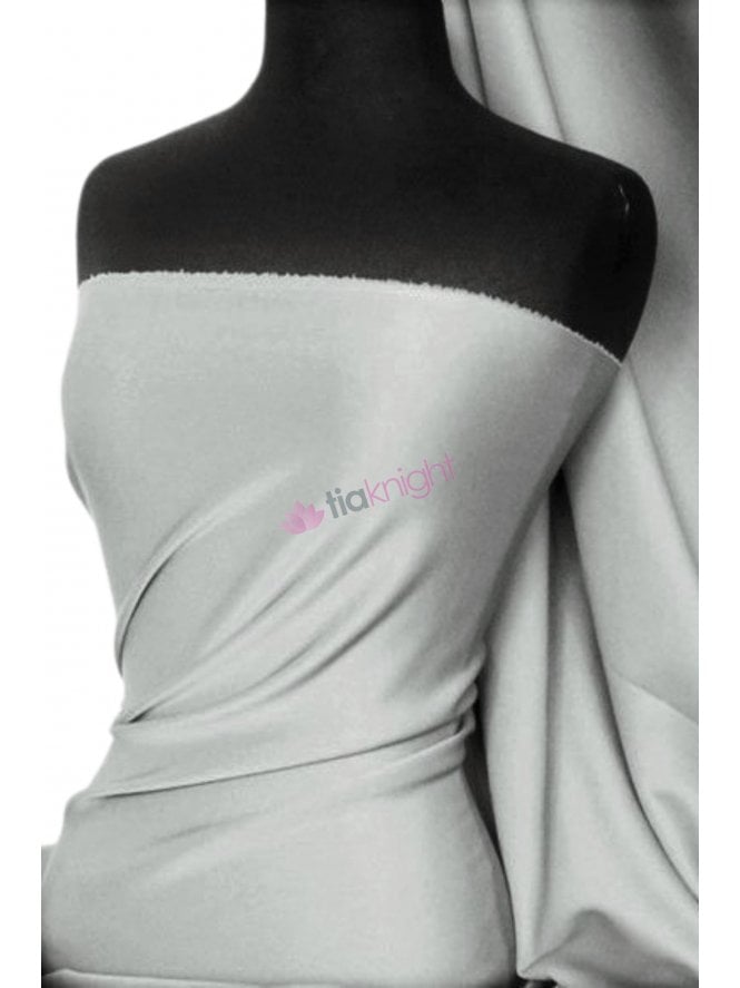 Scuba Stretch Poly Fabric- Cloud Grey Q792 CGR
