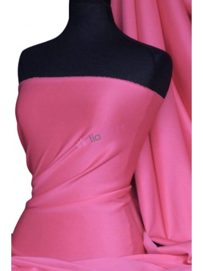 Scuba Stretch Poly Fabric- Light Cerise Q792 LCRS