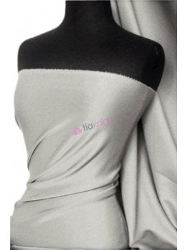 Scuba Stretch Poly Fabric- Light Grey Q792 LTGR