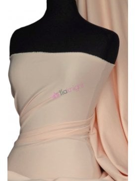 Scuba Stretch Poly Fabric- Light Peach Q792 LPCH