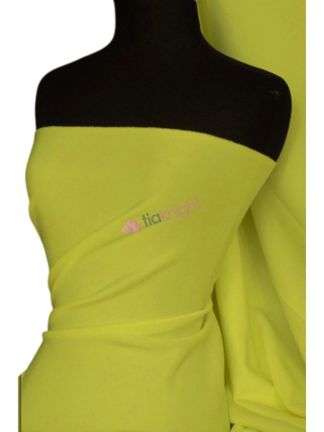 Scuba Stretch Poly Fabric- Lime Q792 LM