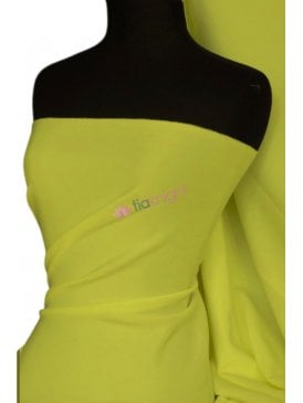 Scuba Stretch Poly Fabric- Lime Q792 LM