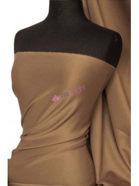 Scuba Stretch Poly Fabric- Mocha Brown Q792 MCH