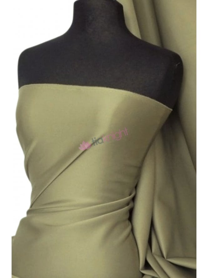 Scuba Stretch Poly Fabric- Olive Q792 OLV