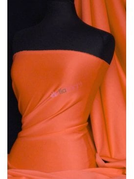 Scuba Stretch Poly Fabric- Orange Q792 OR