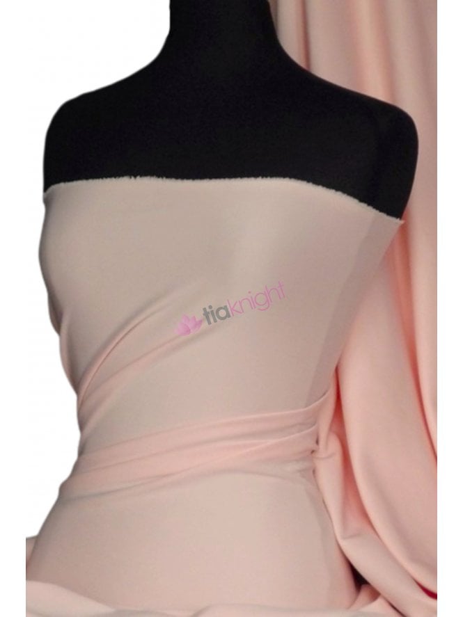 Scuba Stretch Poly Fabric- Peach Q792 PCH