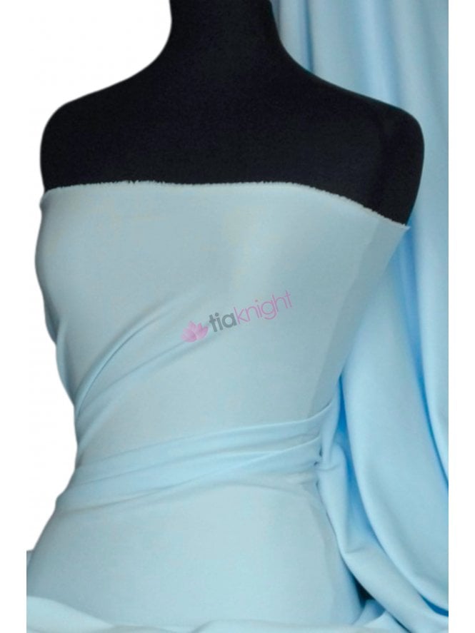 Scuba Stretch Poly Fabric- Sky Blue Q792 SKBL