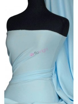 Scuba Stretch Poly Fabric- Sky Blue Q792 SKBL